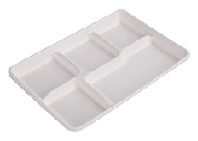 12.5" 5 Compartment Tray
