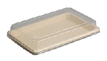 PET Lid for Bagasse Sushi Tray