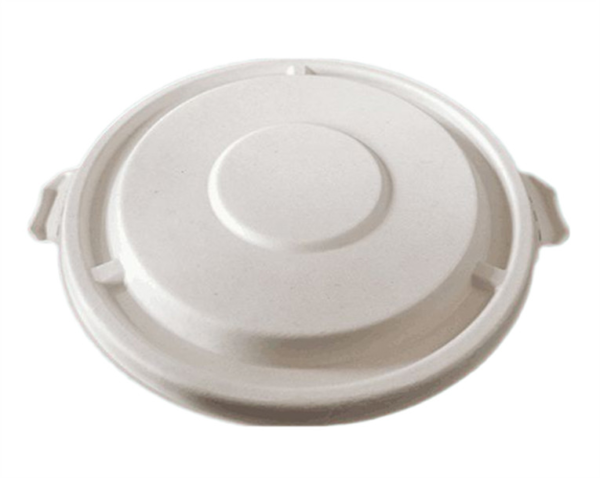 Pulp Lid for Round Bagasse Bowl