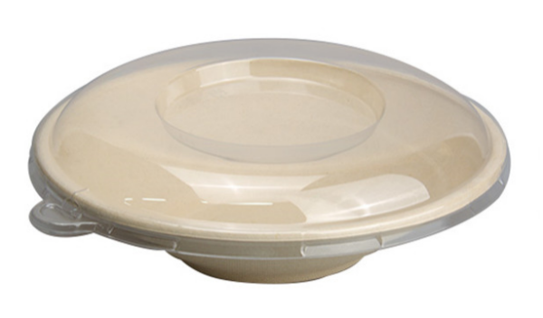 PET Lid for 30oz Bagasse Bowl