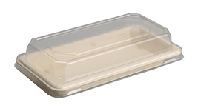 PET Lid for Bagasse Sushi Tray