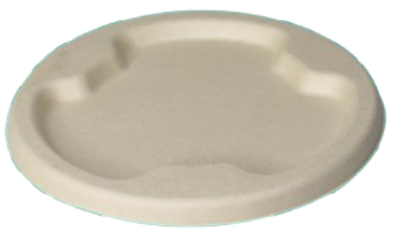 Pulp Lid of 350ml Soup Bagasse Bowl