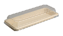 PET Lid for Bagasse Sushi Tray