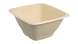 42oz Square Bagasse Bowl