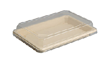 PET Lid for Bagasse Sushi Tray