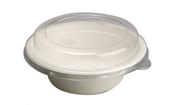 PET Lid for 350ml Bagasse Bowl