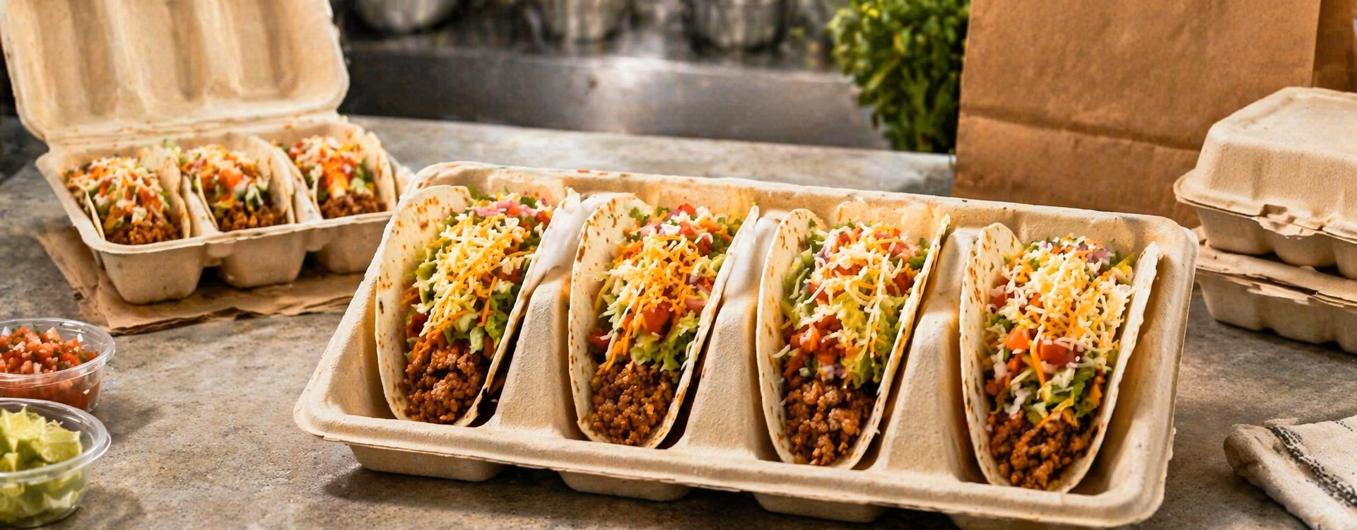 Bagasse Taco Tray Holder Industry Insights and Sustainable Taco Packaging Trends