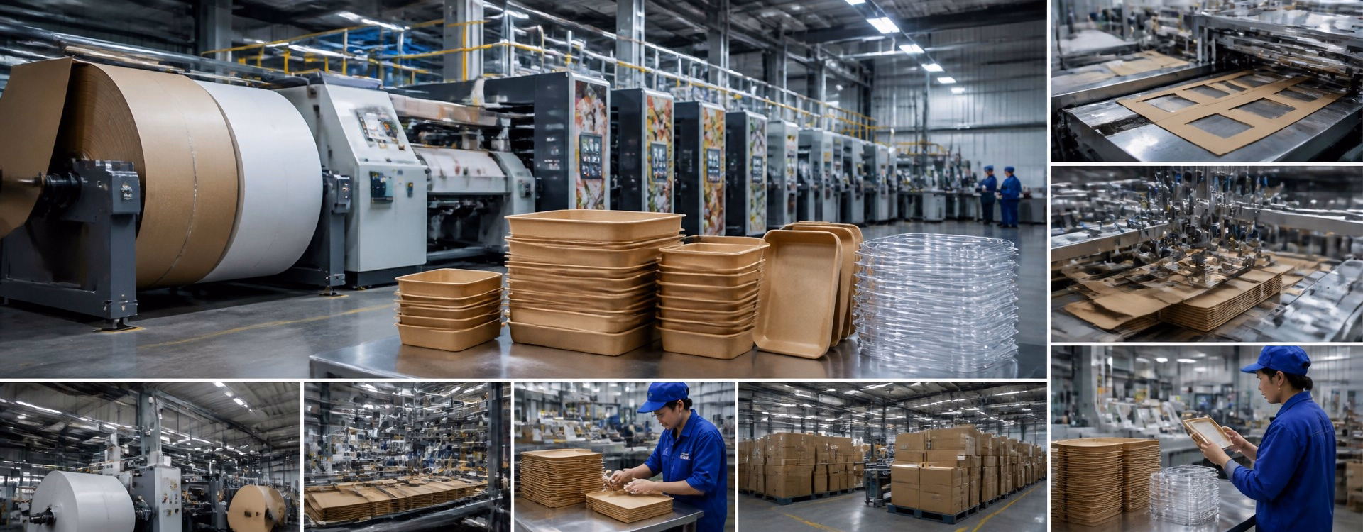 DAILYECO Paper Sushi Tray Manufacturing and Supply Facility