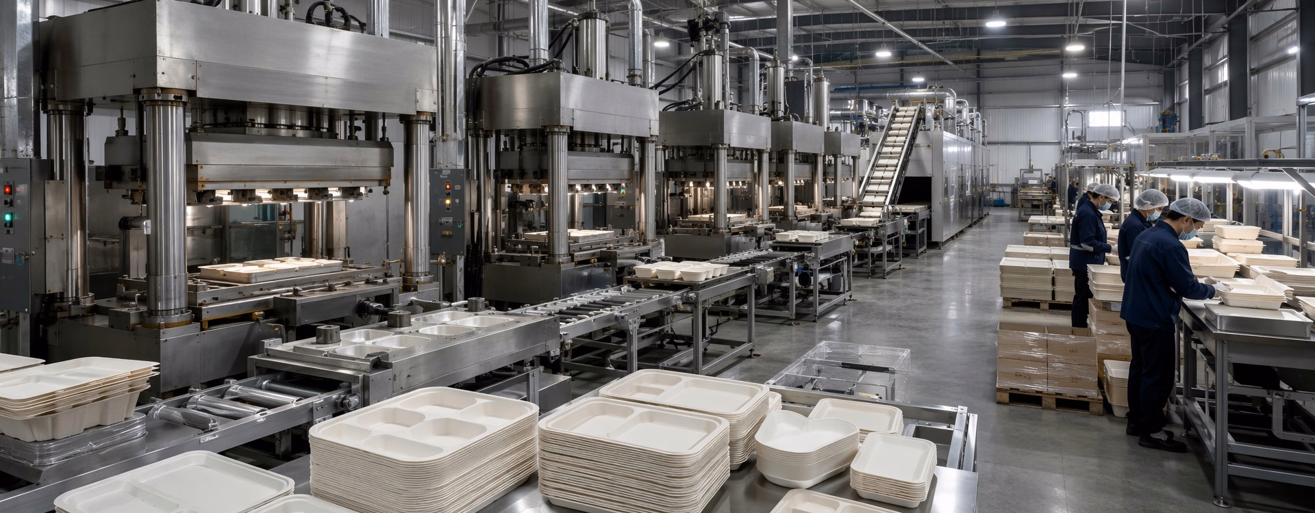 DAILYECO Sugarcane Tray Manufacturing Facility