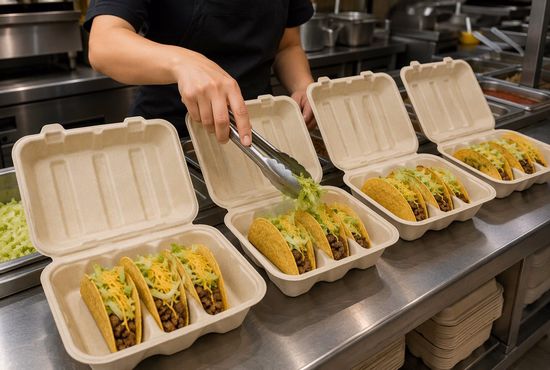 Custom Taco to Go Containers for Mexican Chain Franchises