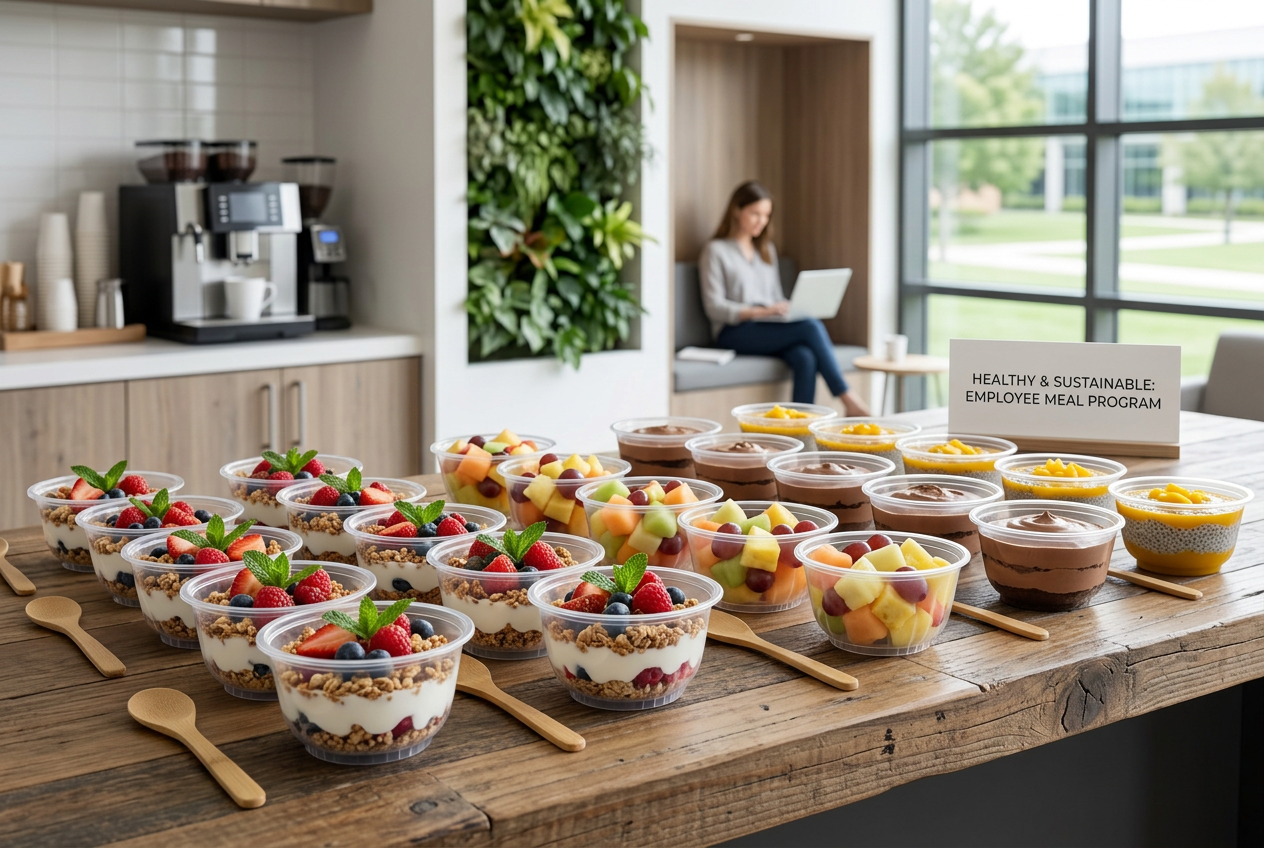 PLA Bowls used in office chilled meal programs（图A2）