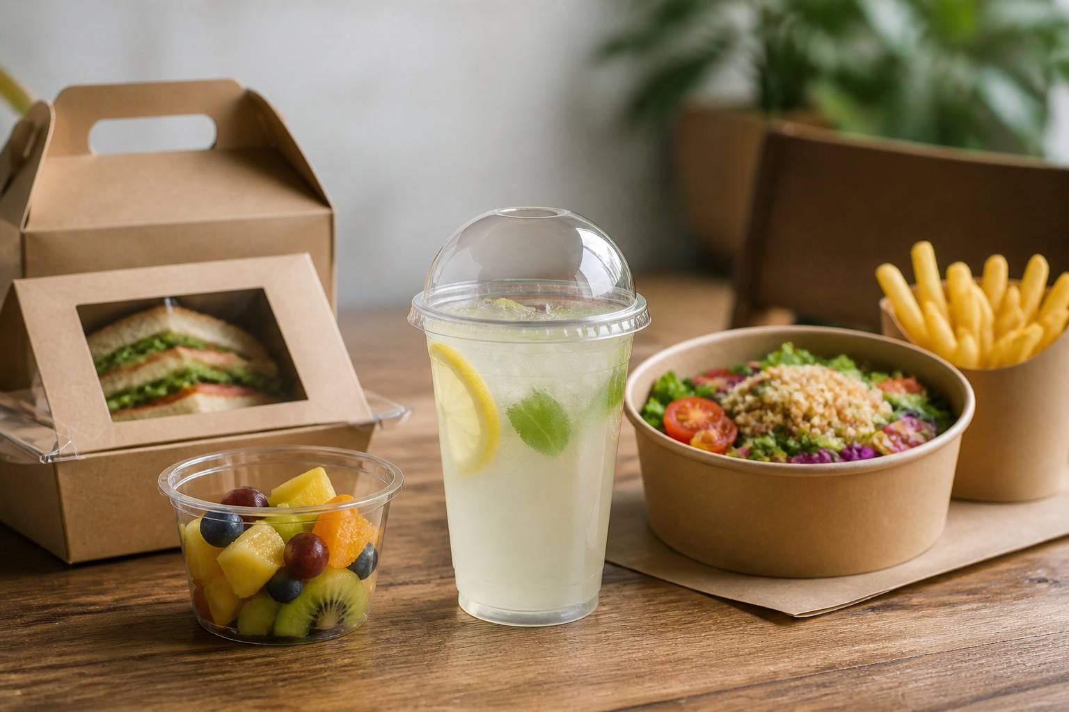 PLA Cups and Sustainable Packaging Solutions for Restaurant Foodservice Applications