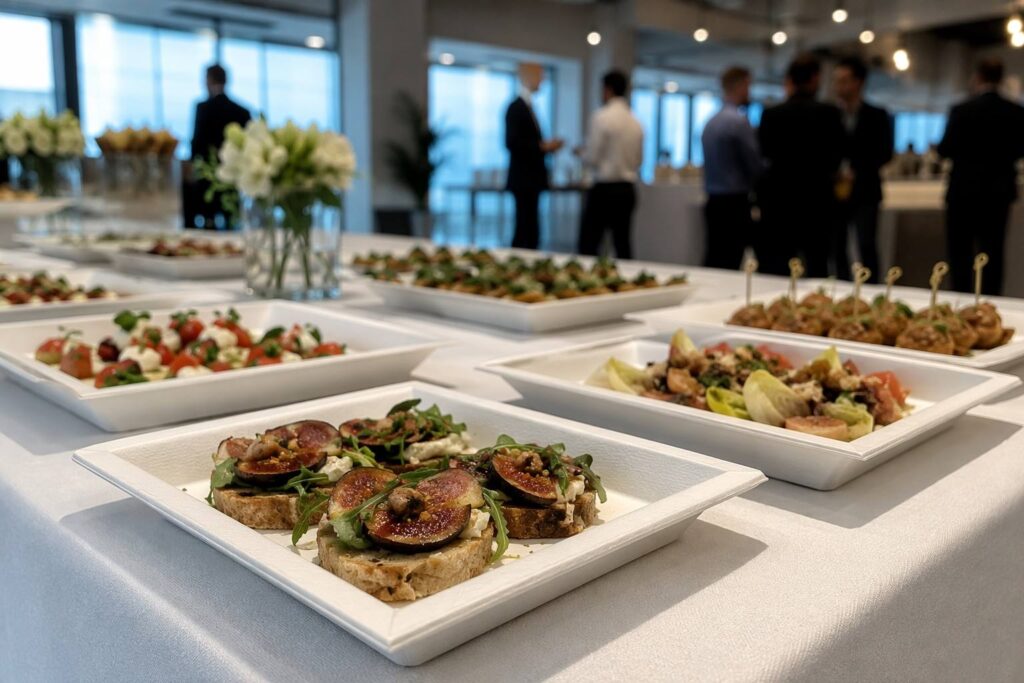 Sugarcane Plates for Catering Services