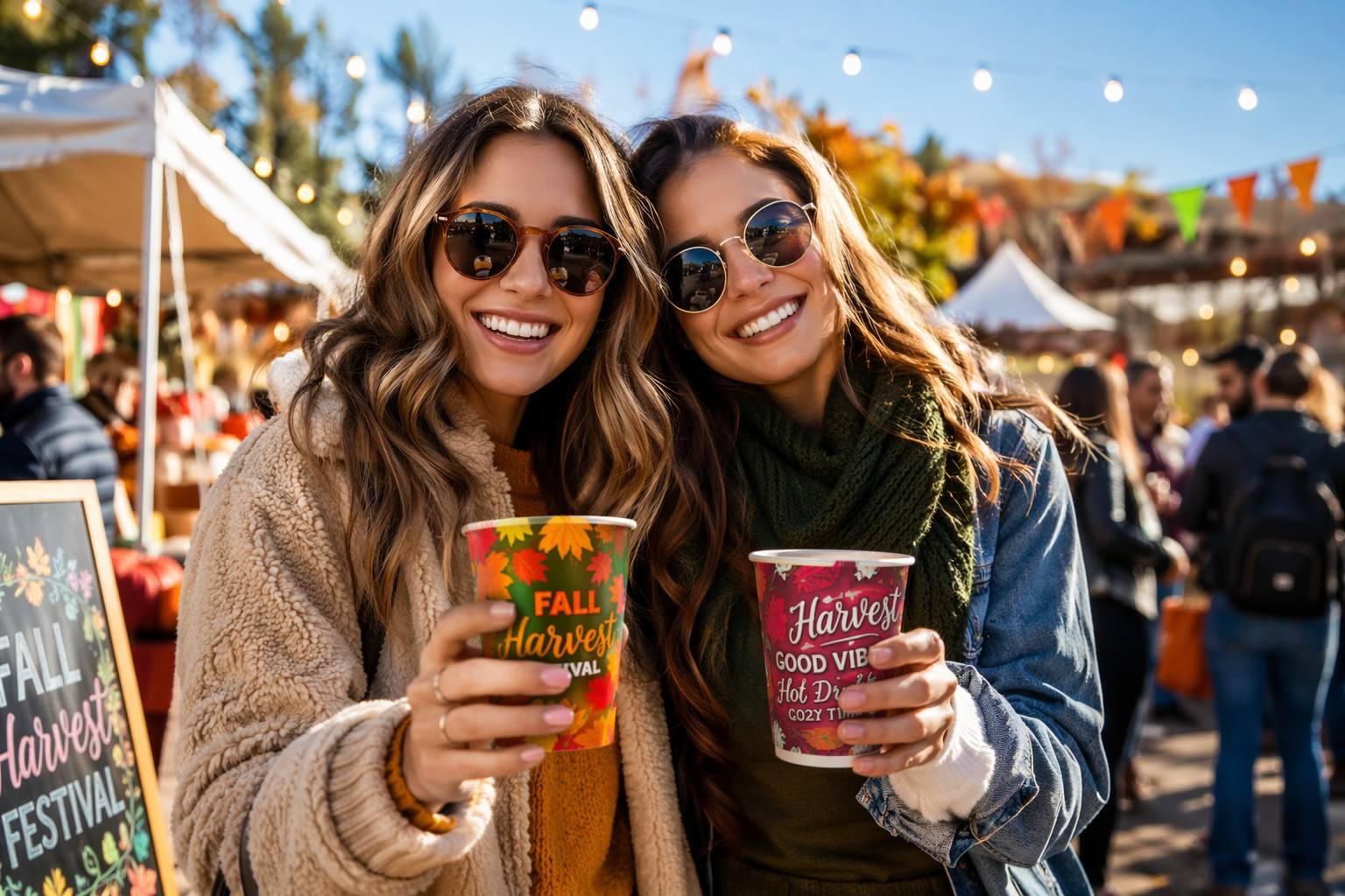 Custom Ripple Paper Cups for Outdoor Events and Promotions