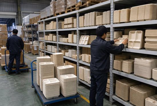 Foodservice Distributor Managing Sugarcane Bagasse Tray Inventory