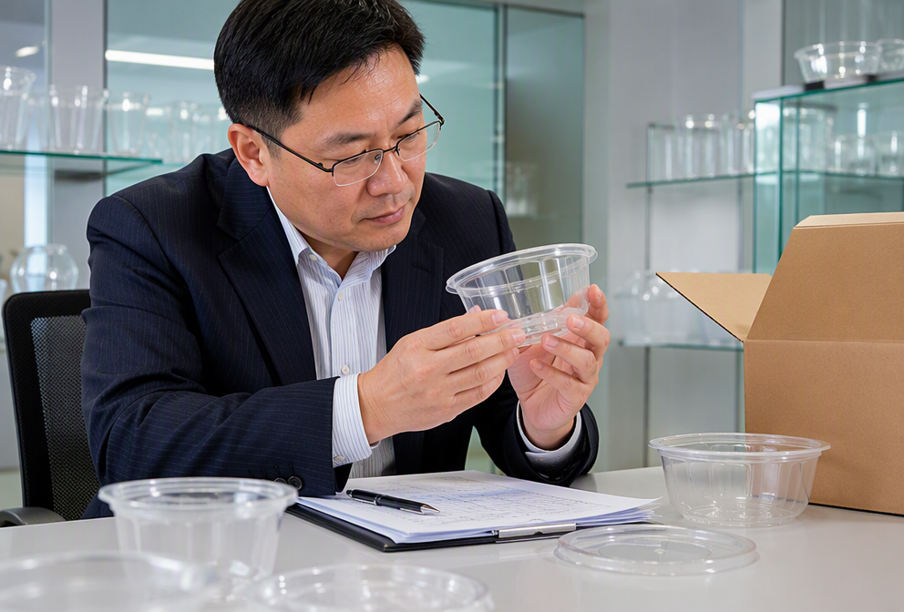 Importer comparing PLA Bowl specifications and export packing（图B1）