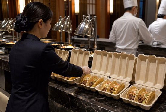 Taco to Go Containers for Hotel and Hospitality Foodservice