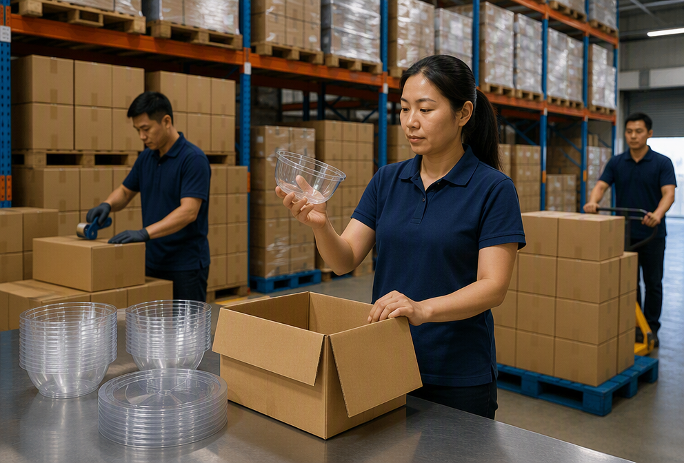 Foodservice supplier preparing PLA Bowl wholesale orders（图B6）