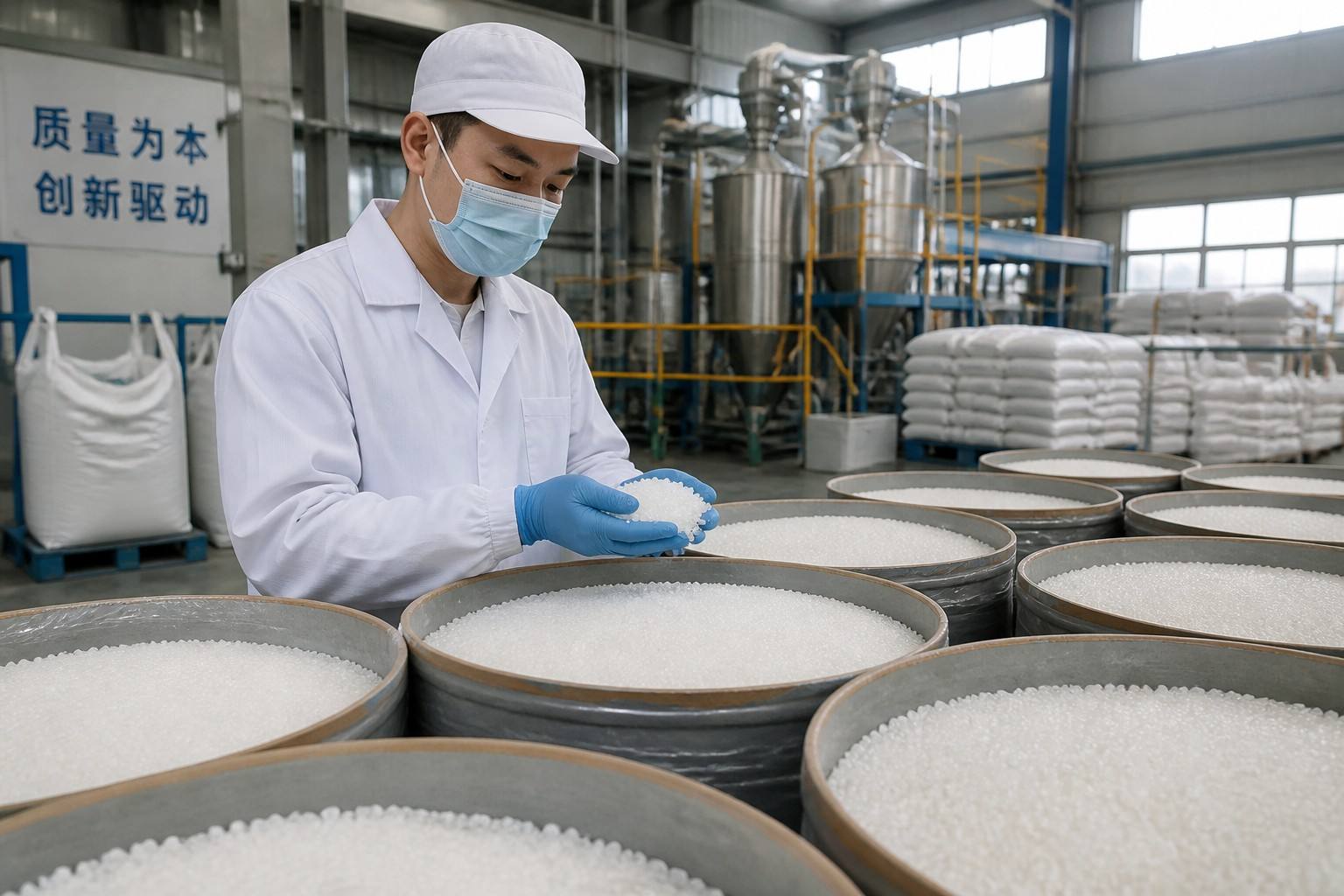 PLA Material Preparation for Sustainable PLA Cups Manufacturing