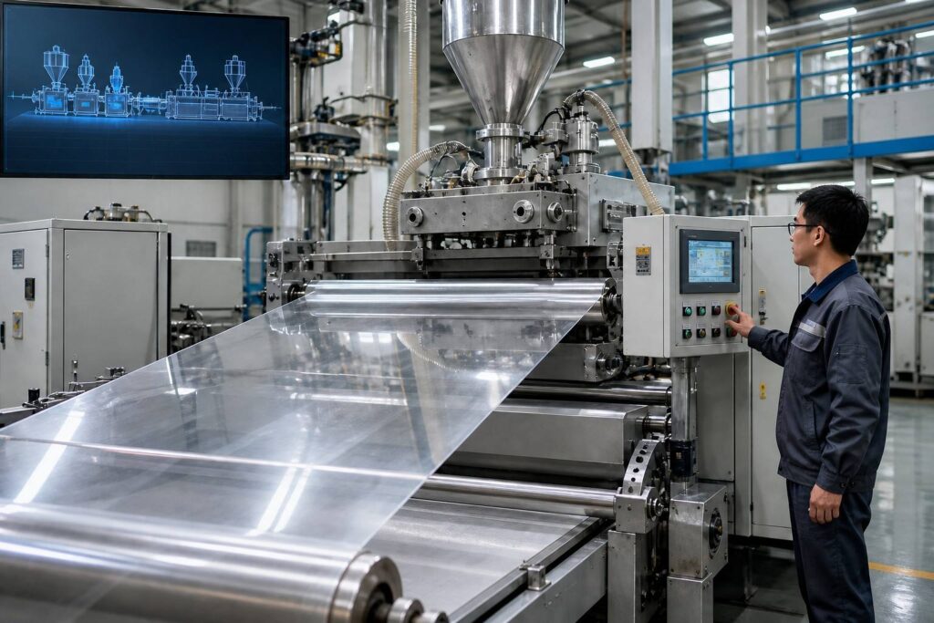 PLA Sheet Extrusion Process for Manufacturing Clear PLA Cups