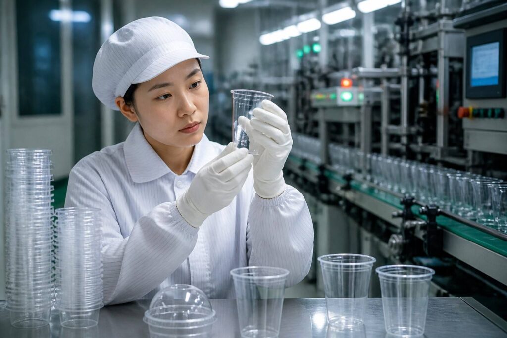 Quality Inspection Process for PLA Cups Manufacturing