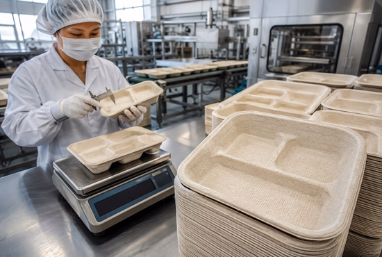 Quality Inspection of Sugarcane Bagasse Trays