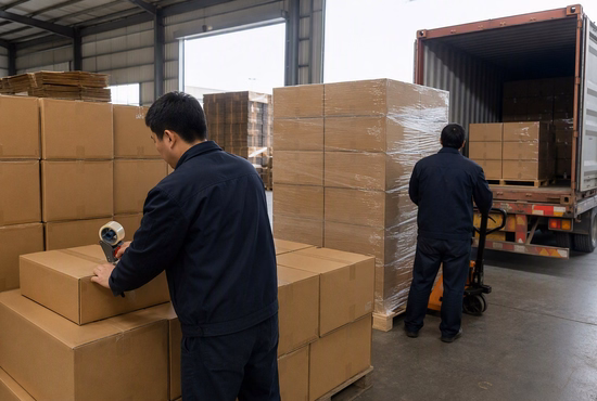 Export Packaging and Delivery of Sugarcane Bagasse Tray Products