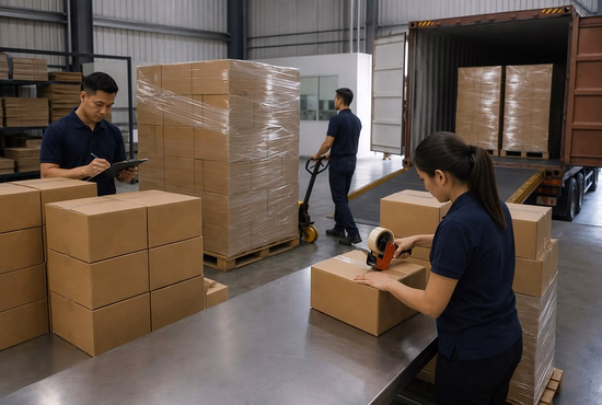 Packaging and Export Preparation of Bagasse Taco Tray Holders
