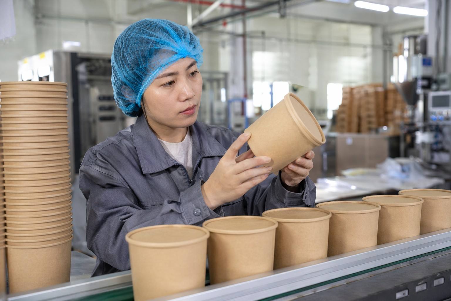 Quality Inspection of Paper Soup Cups