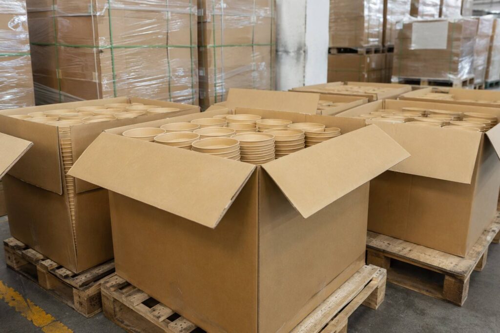Packaging and Export of Paper Soup Cups
