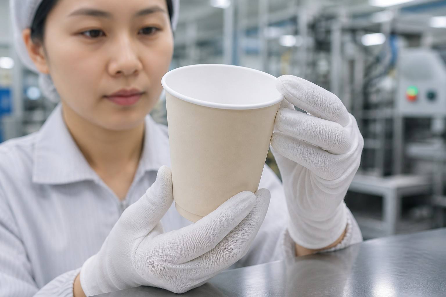 Quality Inspection of Single Wall Coffee Cups