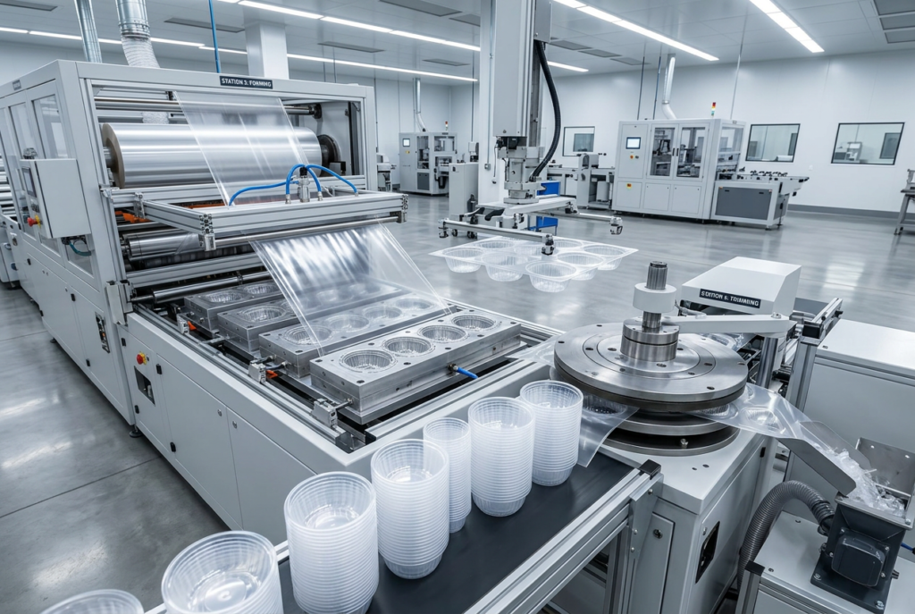 Thermoforming process for clear PLA Bowls（图P4）